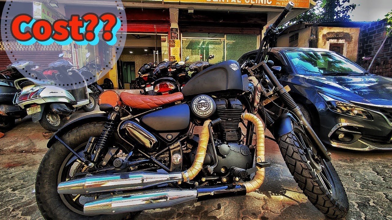 Royal Enfield Modified || Thunderbird Modified Harley Davidson || Only One In Assam 🙌