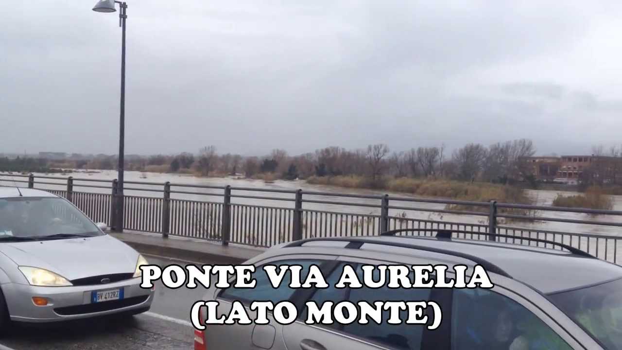 ESONDAZIONE FIUME CECINA - Piena del 31/01/2014 [HD]