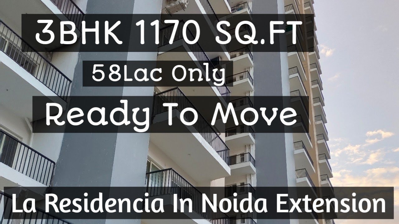 3BHK IN LA RESIDENTIA || READY TO MOVE || NOIDA EXTENSION 📲 +91 8700297426