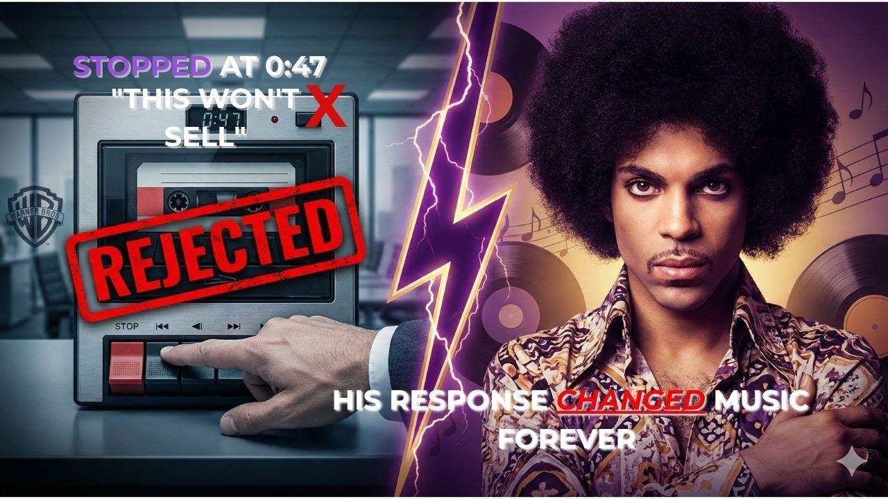Record Label Stopped Prince's Demo at 0:47: 'This Won't Sell' — His Response Changed Music FOREVER