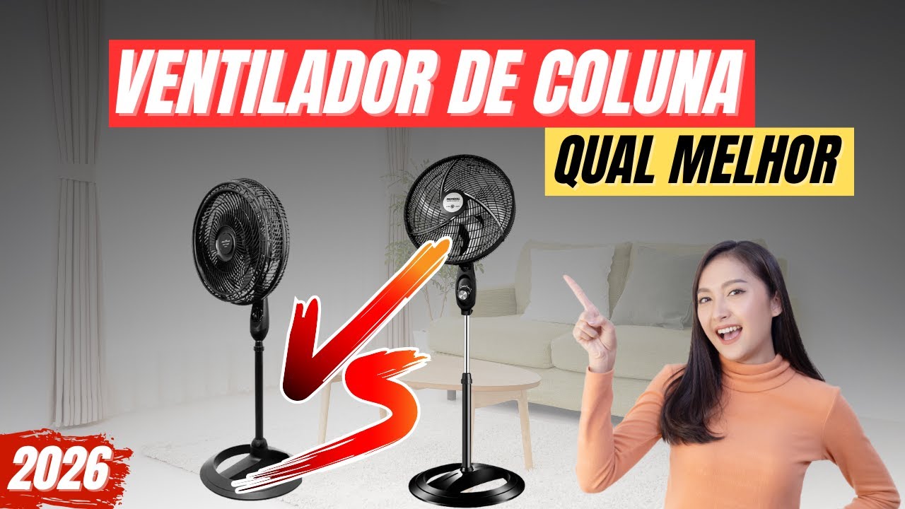 Qual MELHOR Ventilador de Coluna - Ventilador de Coluna Custo Benefício - Ventilador de Coluna