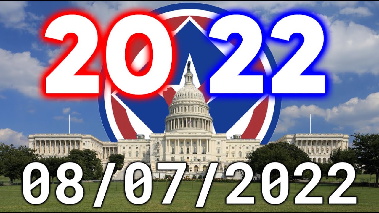 The 2022 Senate Elections as of August 7th, 2022