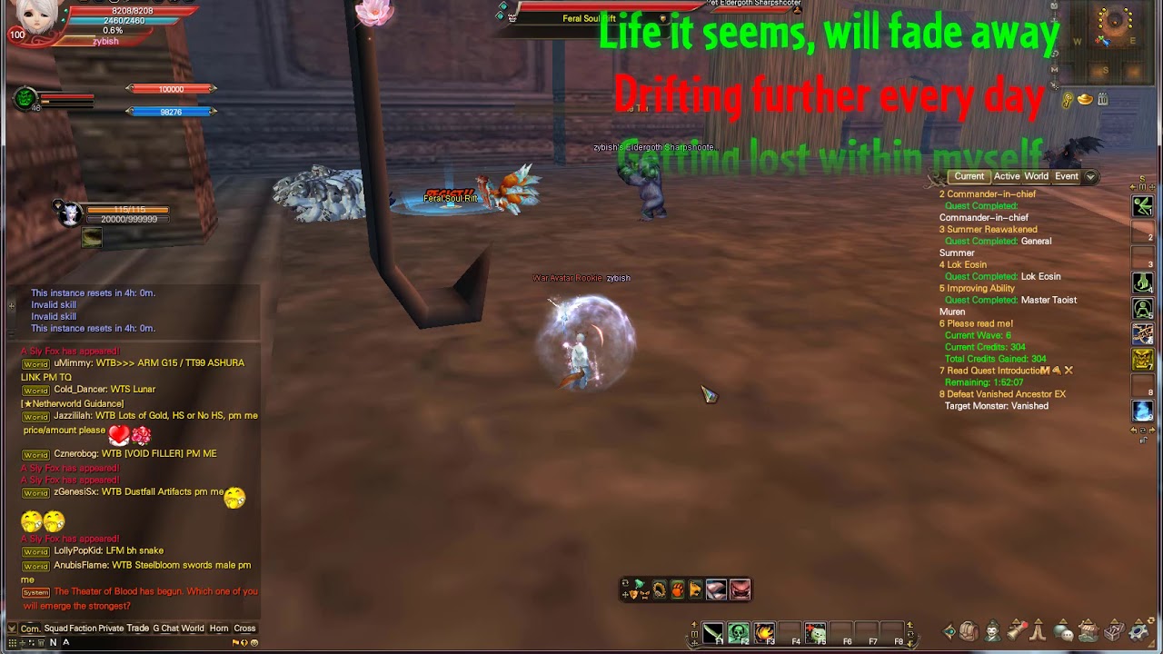 Lycaeum of Cultivation  Daily Veno Quest Glitch PWI