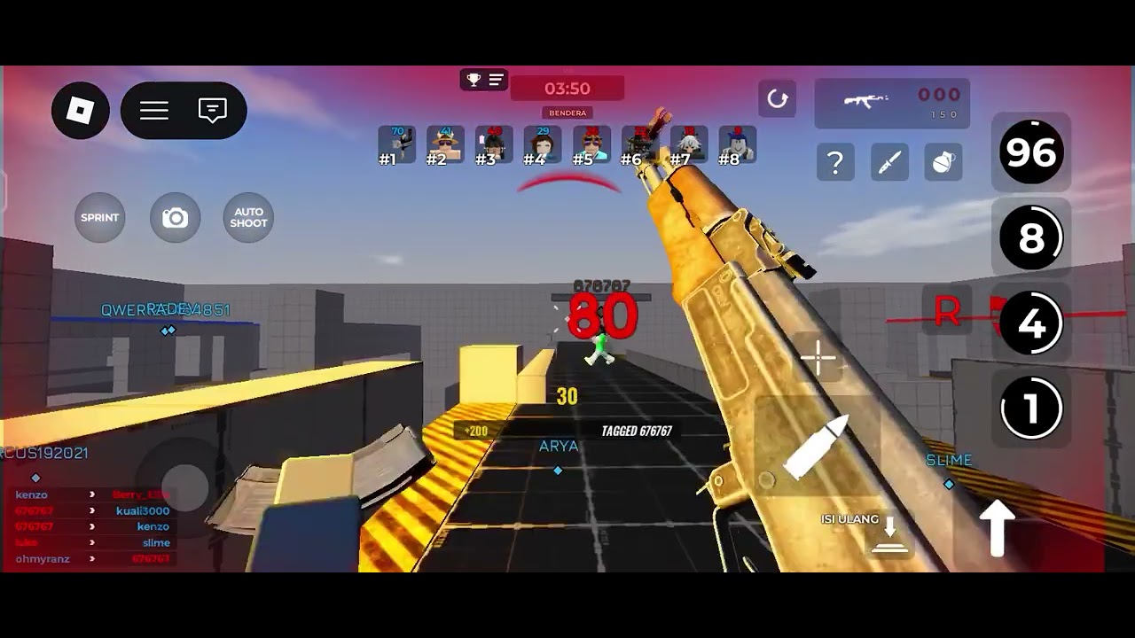 Main arena pertarungan pistol