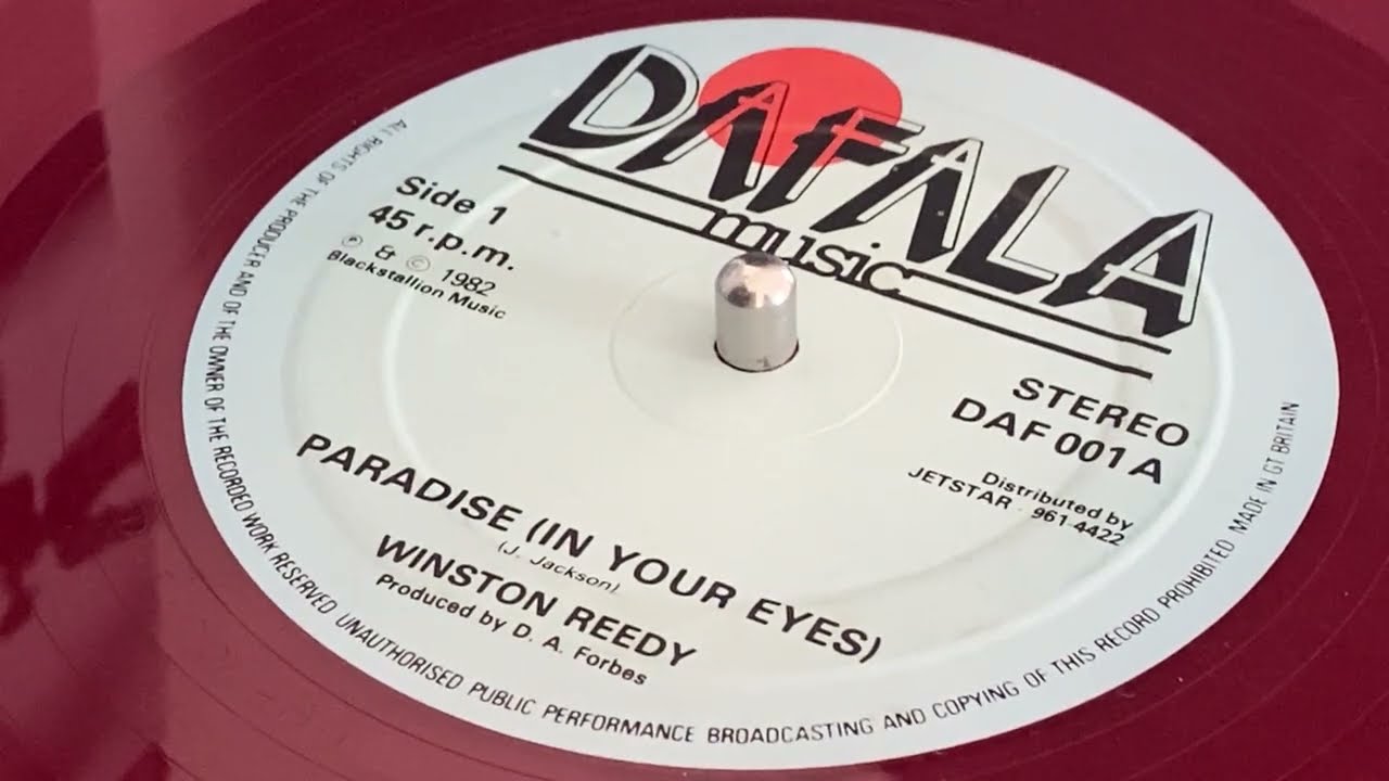 WINSTON REEDY ~ Paradise In Your Eyes