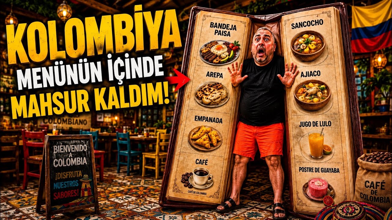 AÇ KARNINA İZLEME! BU YEMEĞİ YERKEN NEREDEYSE  AĞLAYACAKTIM! #food #kolombiya #yemekler
