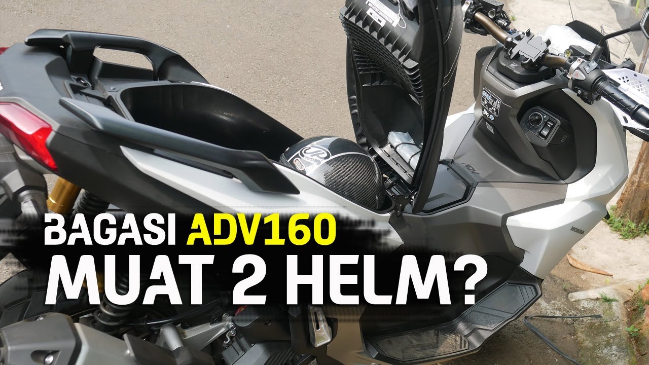 BAGASI ADV160 : MUAT DUA HELM? | #tmcblog