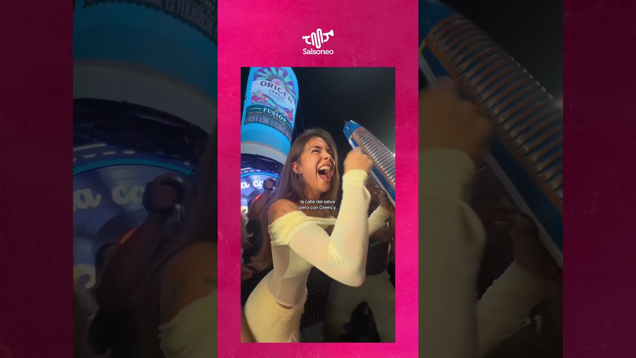 Greeicy en la ￼ calle del sabor Cali #salsa #shorts # ￼