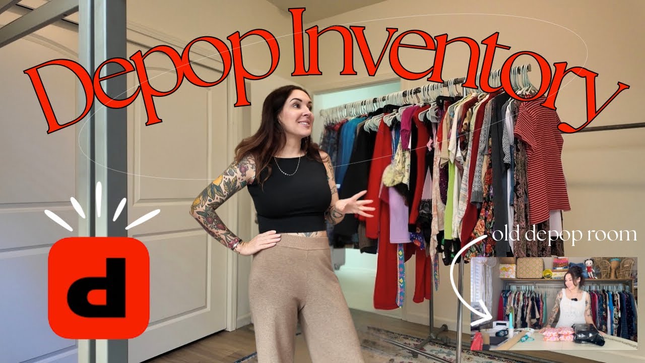 Переезжаю в свою новую комнату для хранения товаров на Depop • Рождество в секонд-хенде ??? #depo...