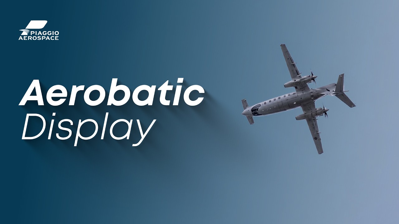Piaggio P180 Avanti Acrobatic Display Highlights