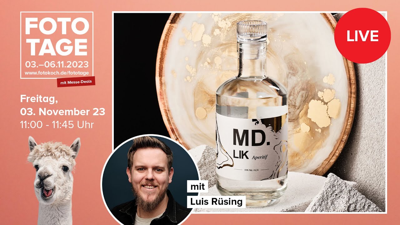 Einführung in die Produktfotografie - Luis Rüsing (FUJIFILM GFX) #fototage