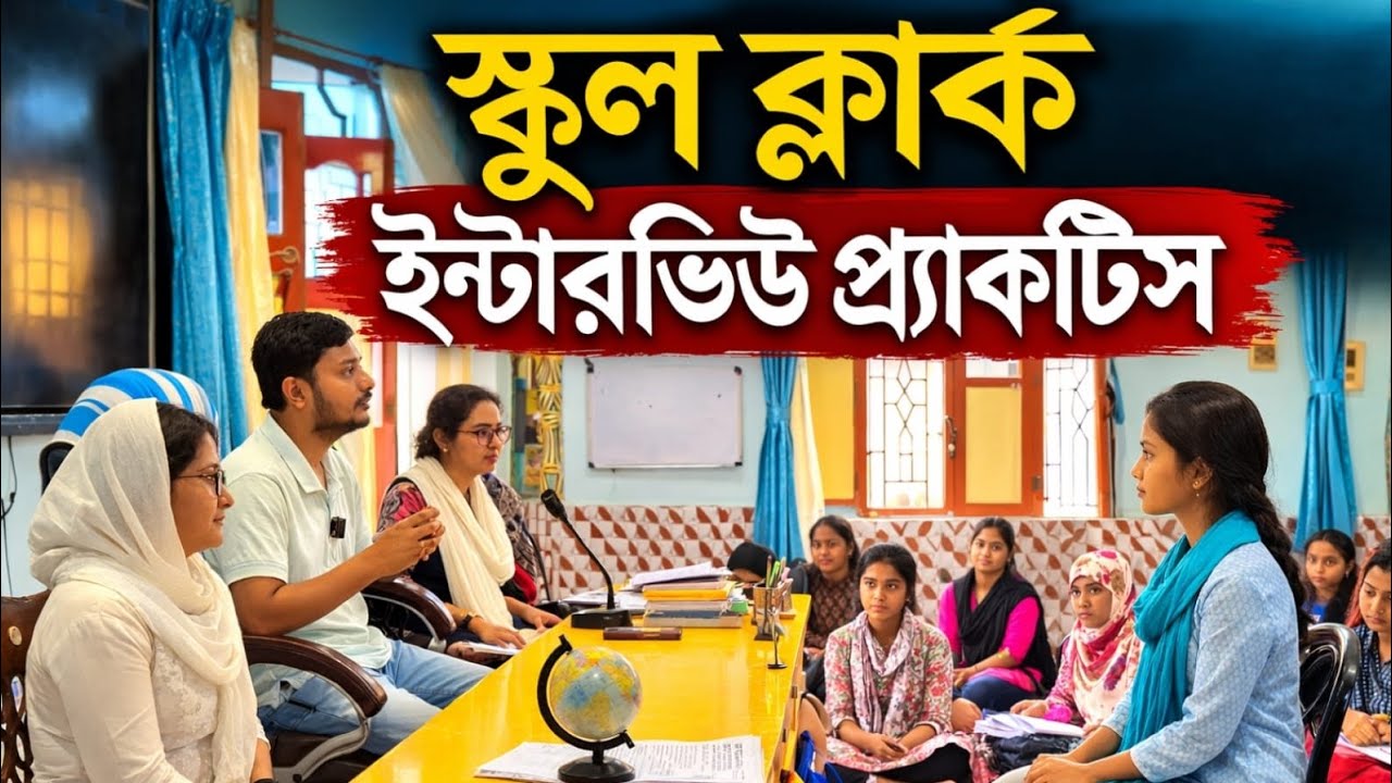 🎯স্কুল ক্লার্ক ইন্টারভিউ প্র্যাকটিস🔰🏬MISSION GOVT. SERVICE (M.G.S)