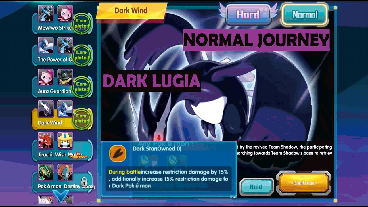 Dark Wind Normal Journey | Pokeland Legends