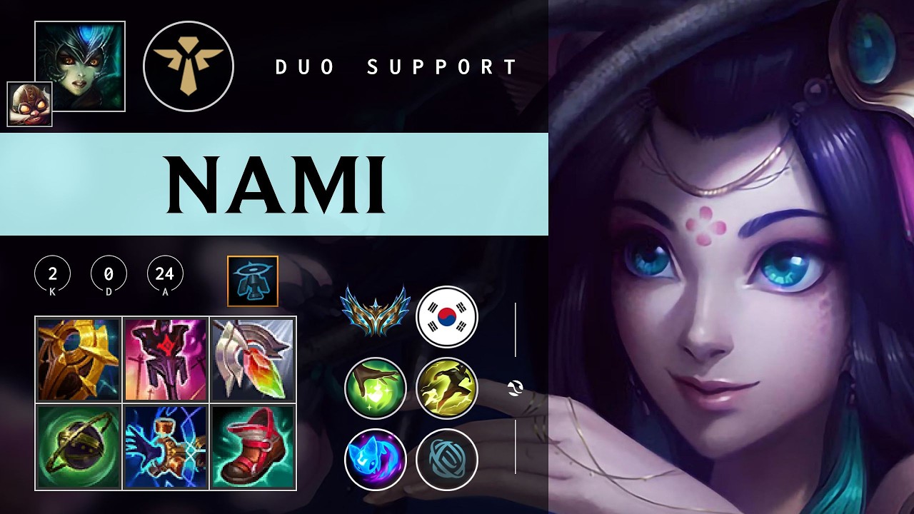 Nami Support vs Milio - KR Challenger Patch 26.04