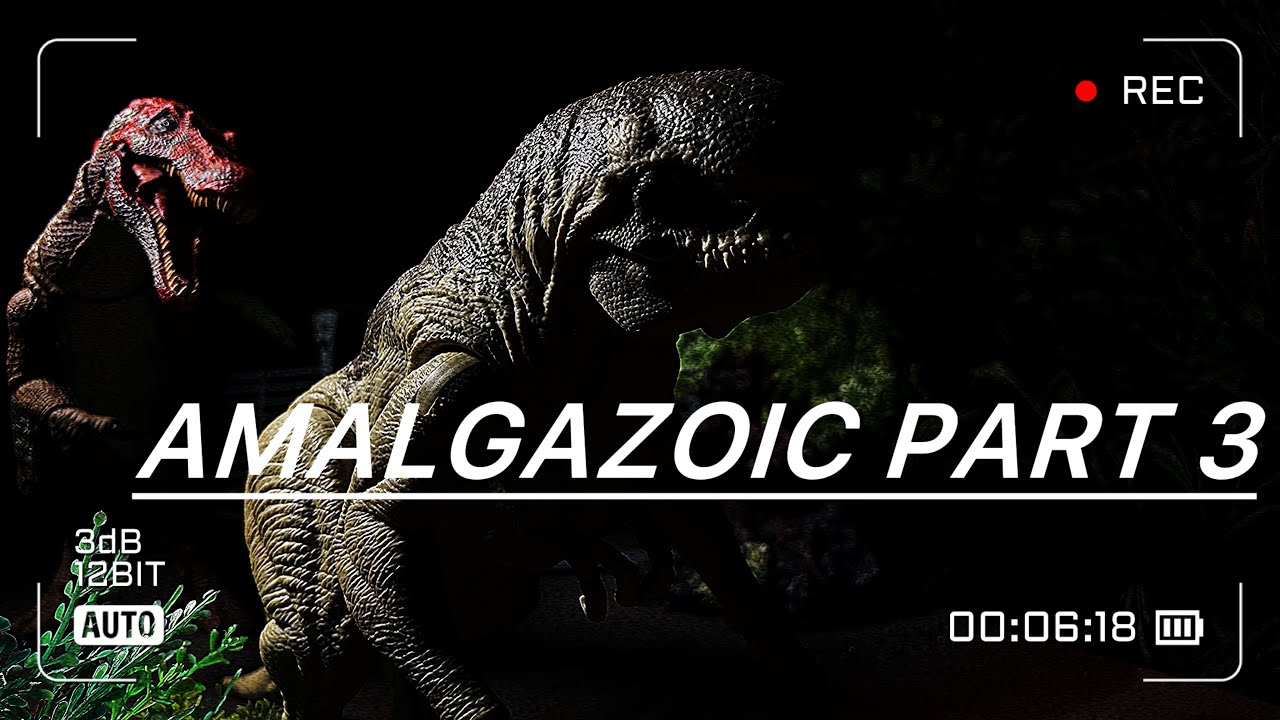 Spinosaurus Vs D-REX (Amalgazoic part 3)