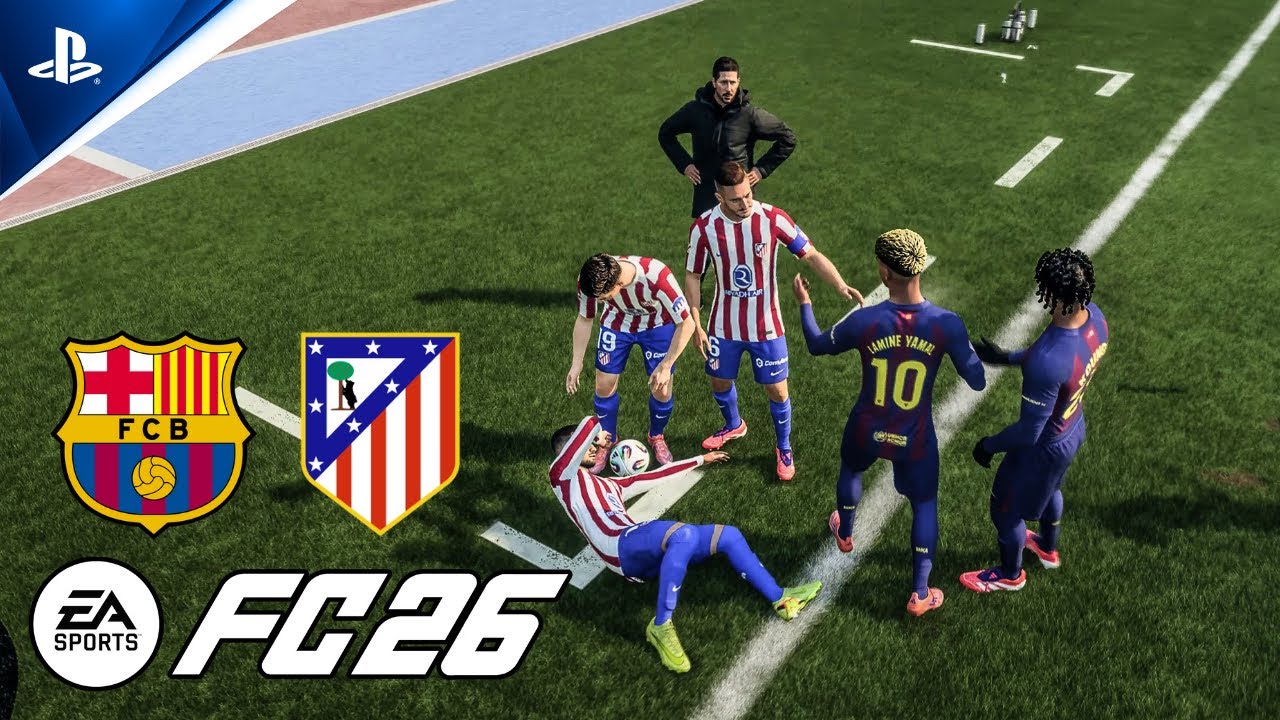 FC-26 | FC Barcelona vs Atletico Madrid - La Liga | PS5 Pro Gameplay [4K]
