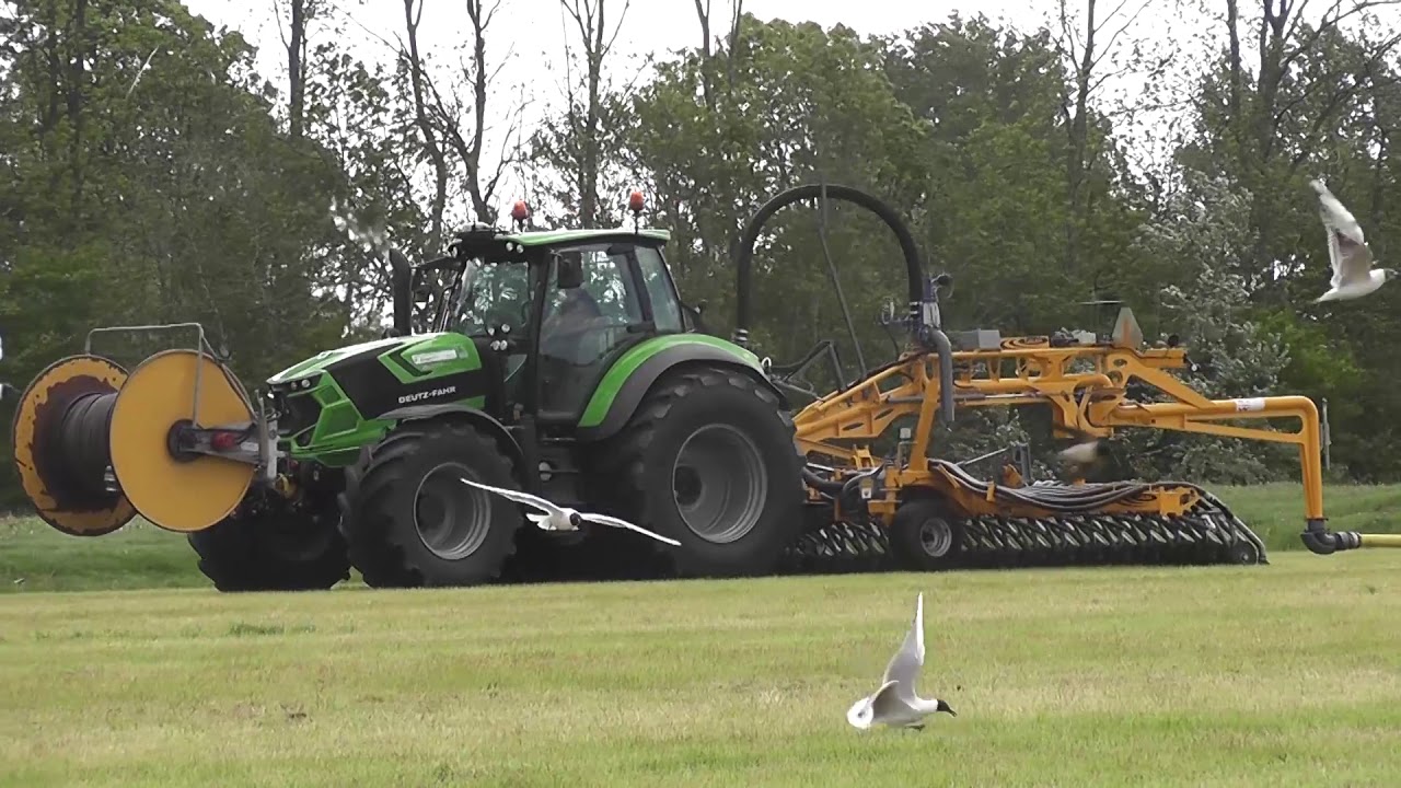 Sleepslangen | Deutz-Fahr 6205 ttv | Loonbedrijf Rispens-Miedema | Wommels