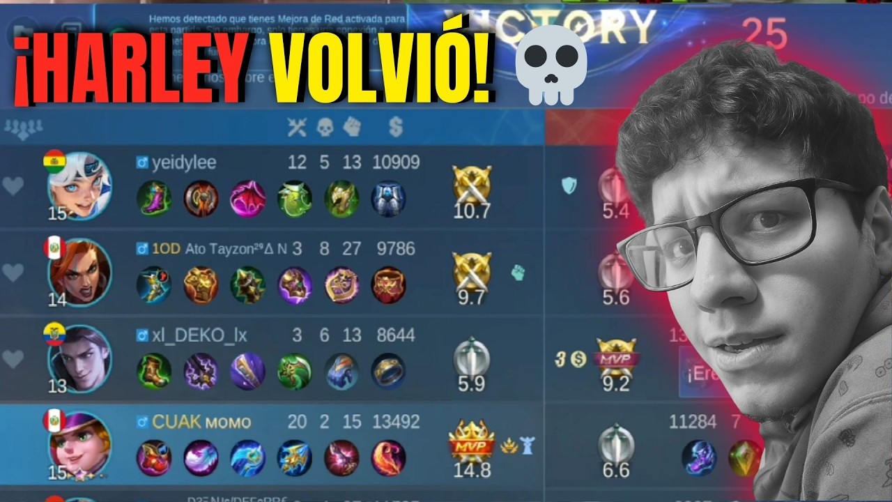 👉 ¿HARLEY VOLVIÓ AL META? 😱🔥 | MLBB RANKED