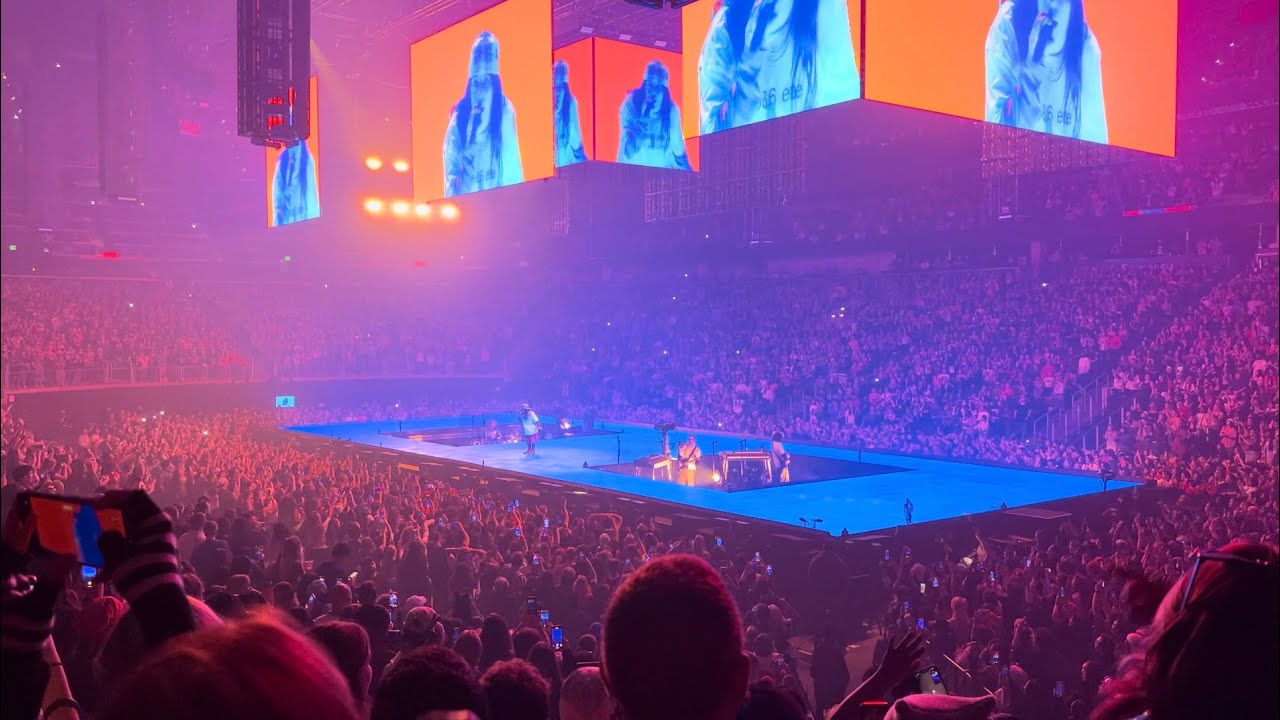 “Lunch” billie eilish - Statefarm - Arena Hard And Soft tour ATL - Night 2