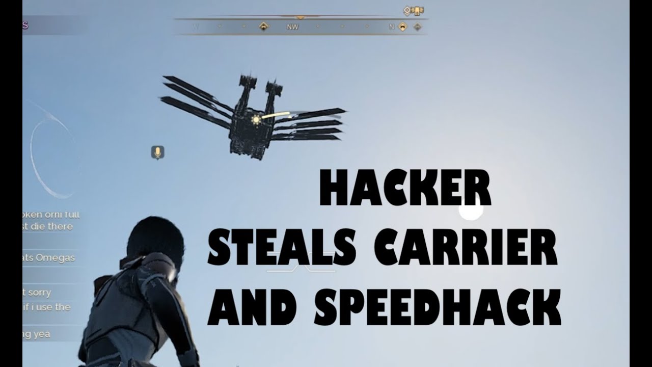 Cheater steals my carrier and speedhack away in Dune