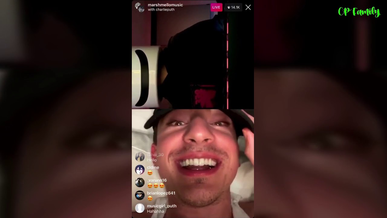 Charlie Puth FULL INSTAGRAM LIVE with Marshmello. March 25, 2020