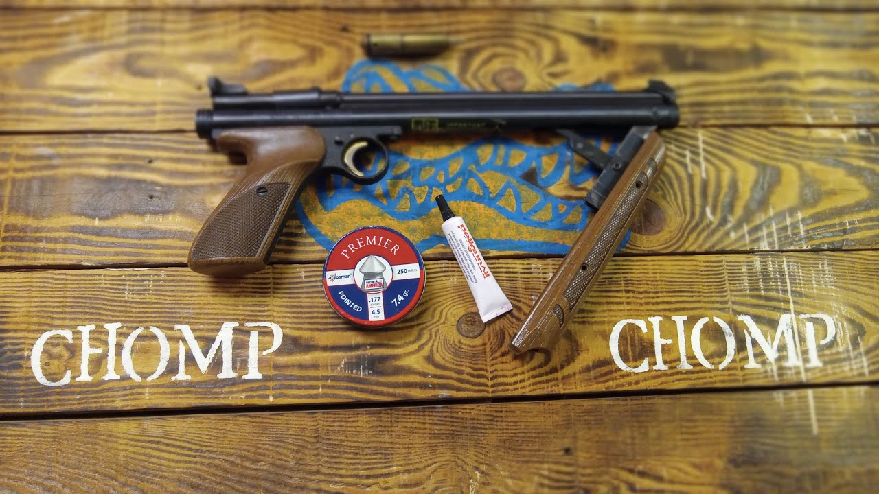 Crosman 1377 American Classic. 4-1980. Tear Down, New Pump Cap and Air Valve. Reassemble.