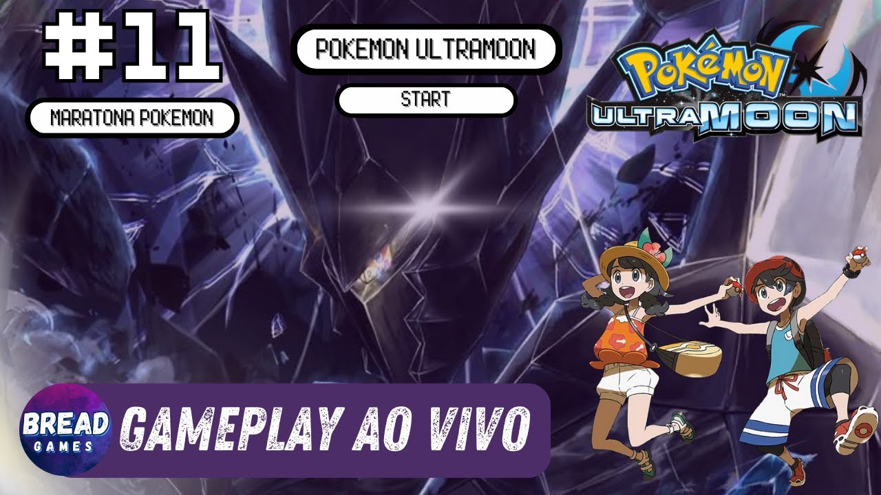 [VERTICAL] ZERANDO TODOS OS POKEMONS: POKEMON ULTRAMOON (3DS) # 11 | MARATONA POKEMON #live