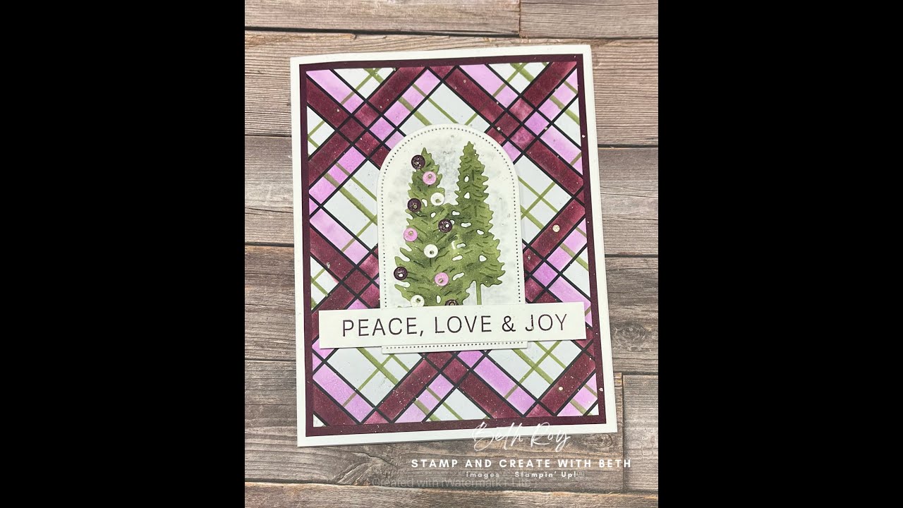 Christmas Card with Modern Christmas dsp