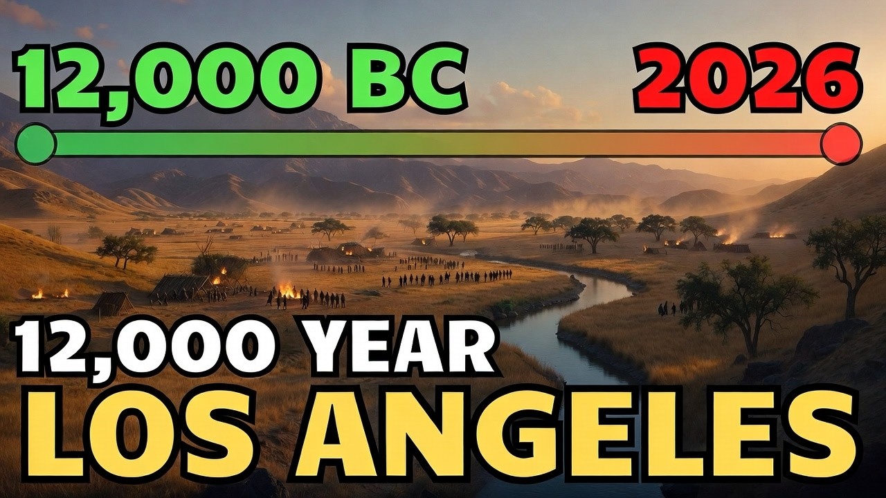 The Evolution of Los Angeles  12,000 Years in 5 Minutes
