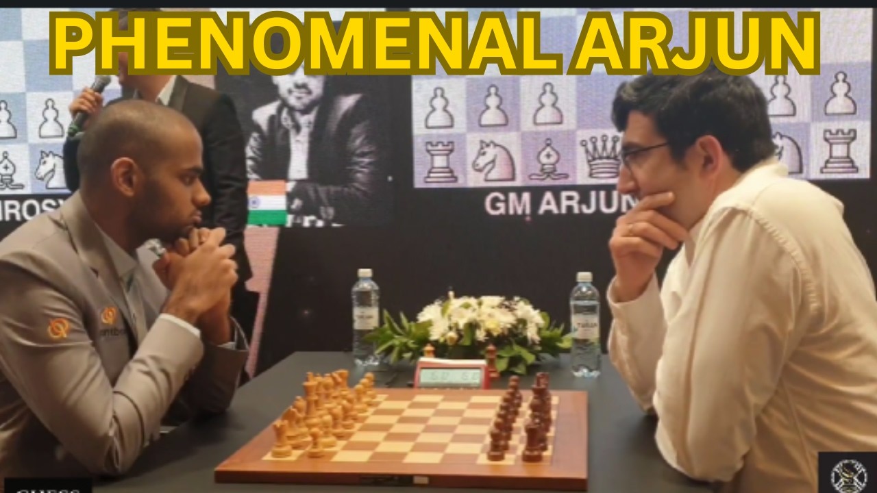 Arjun Erigaisi vs Vladimir Kramnik – Arjun Plays a Phenomenal Game!