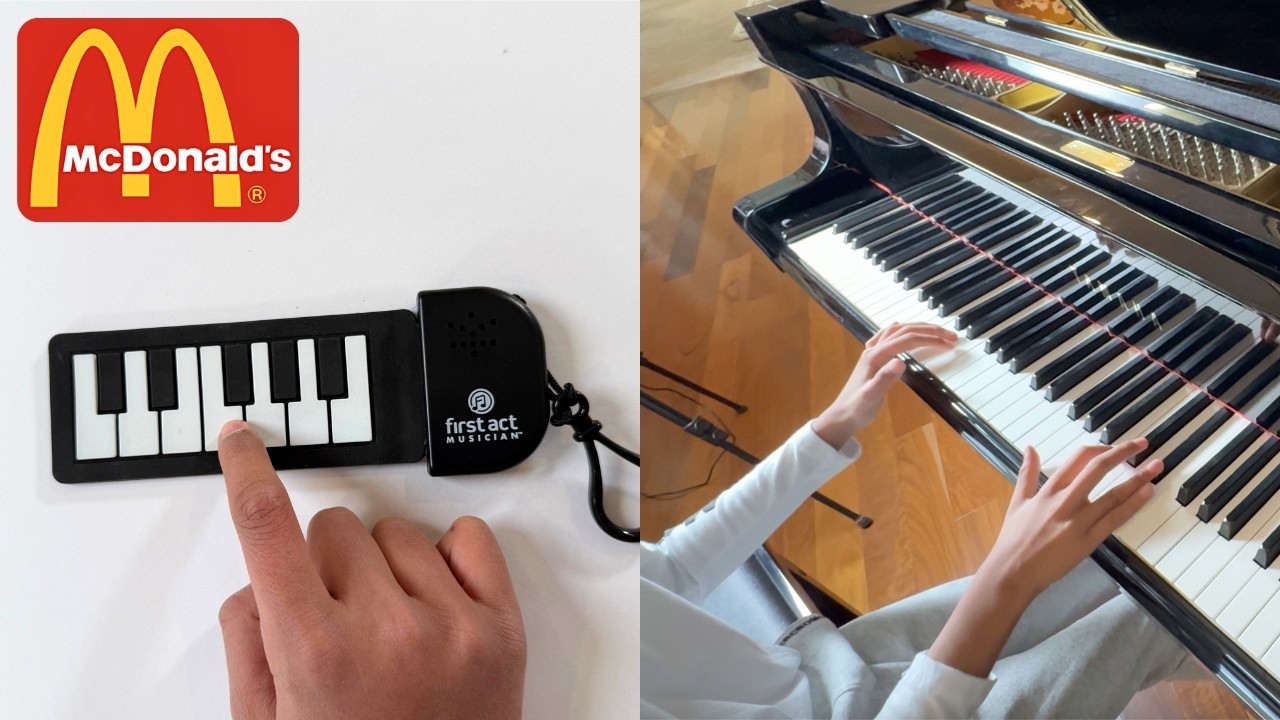 McDonald’s Jingle on $10 vs $100,000 Pianos 🎹🍟