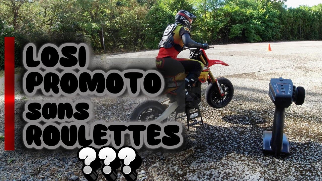 Losi Promoto sans les roulettes | Plus réaliste oui, mais ça ponce les bottes et guide chaine!