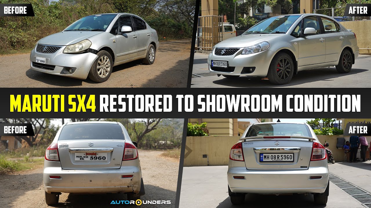 Complete restoration for a damaged Maruti SX4