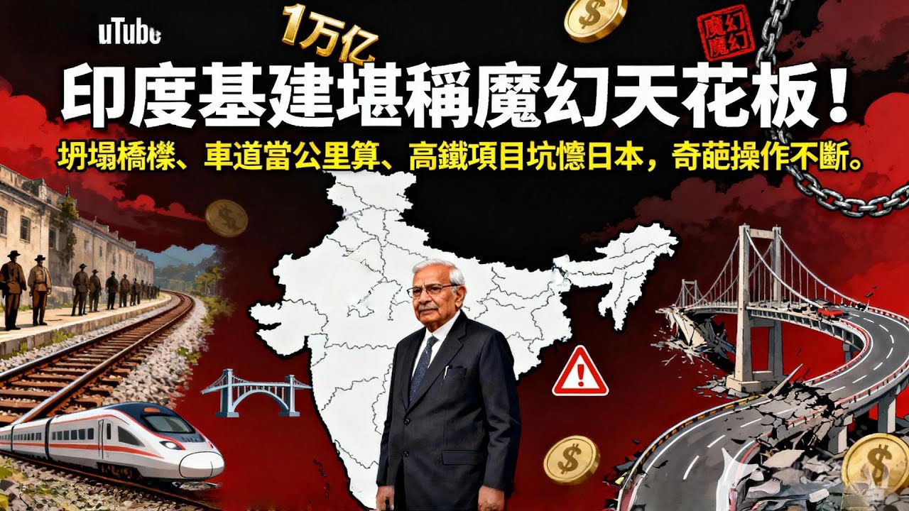 日印高鐵合作慘敗？揭印度基建爛攤子背後的制度黑洞！