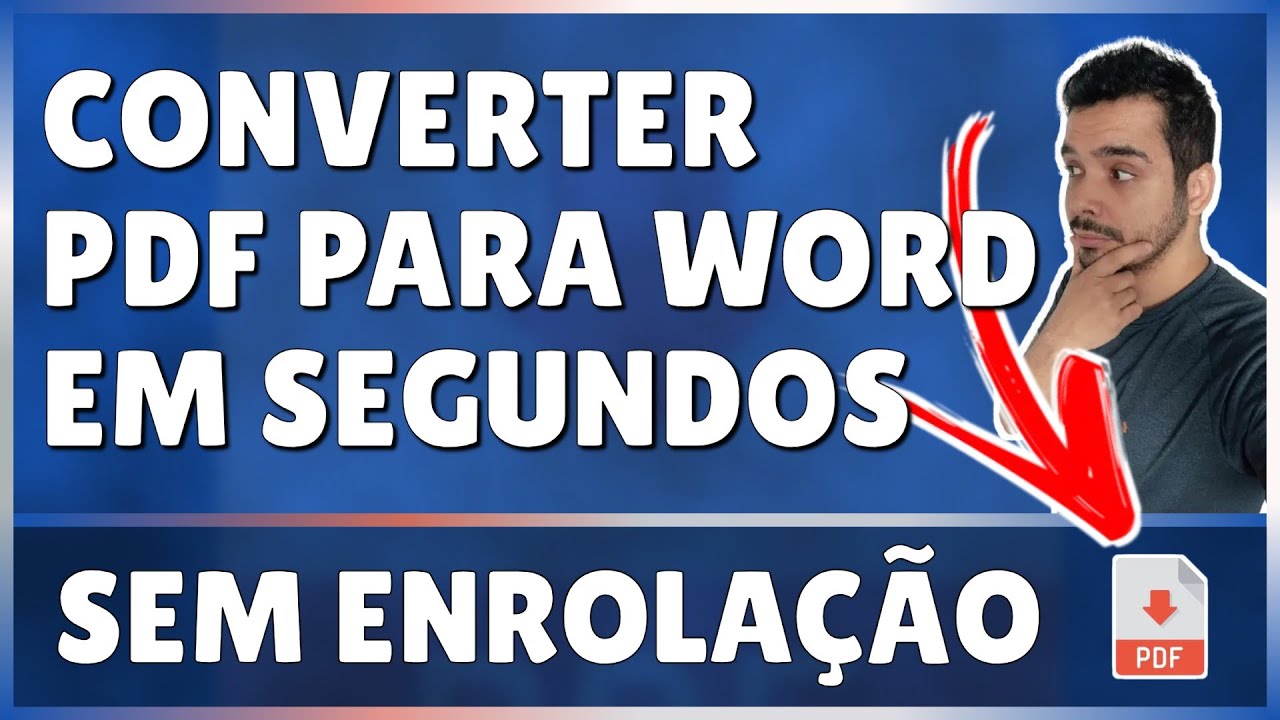 Como Converter PDF Para Word