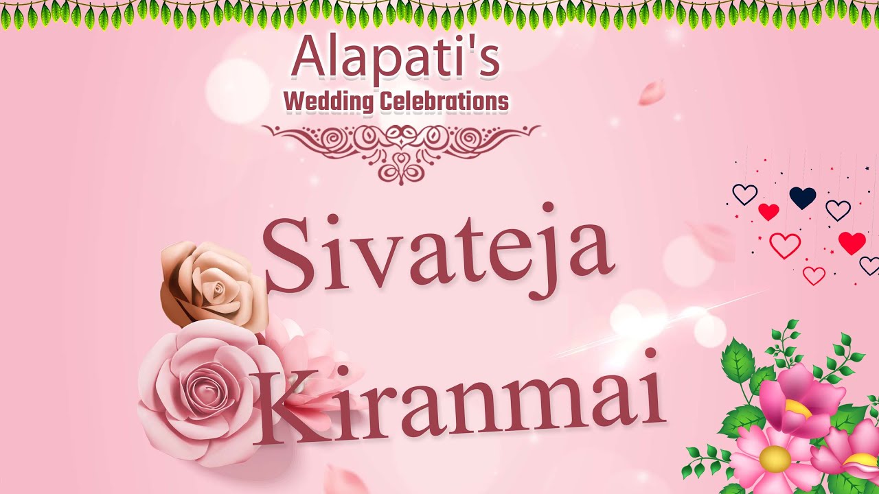 Alapati's wedding