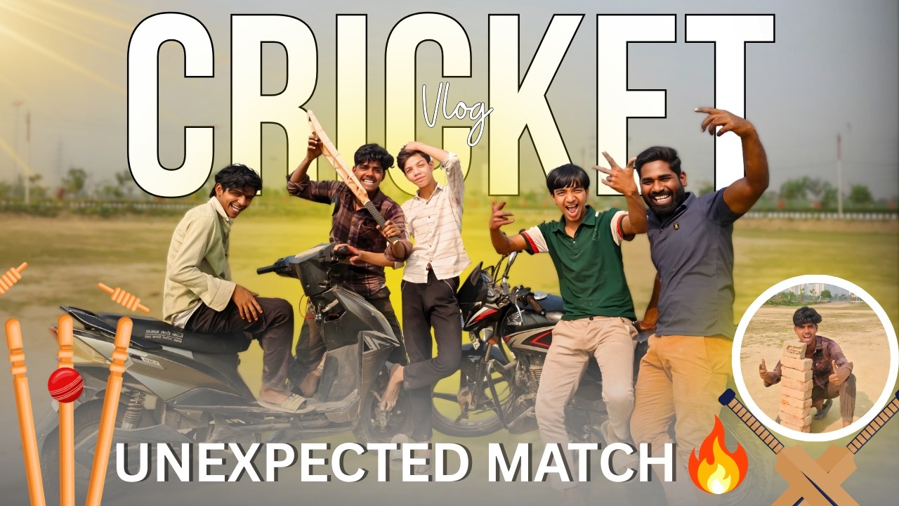 Random Cricket Match With Brothers Turned Crazy! 🤣