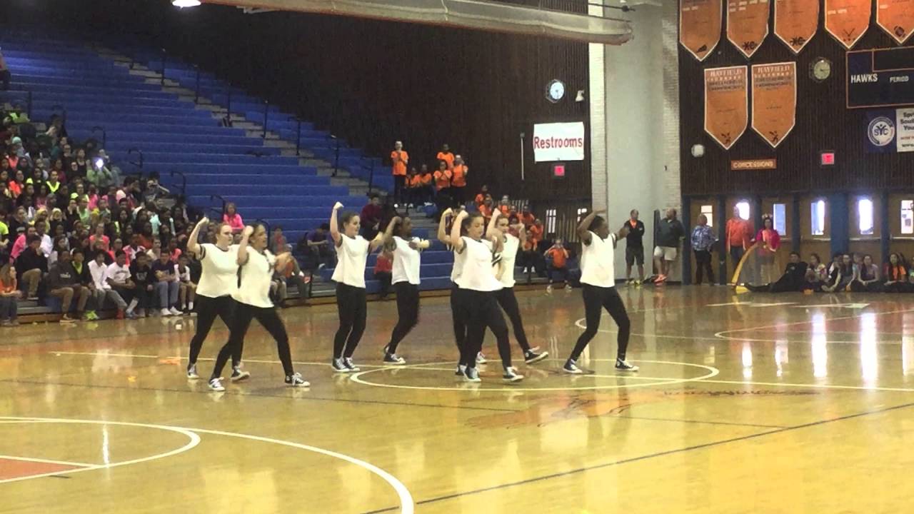 Hayfield dance team 2016 Spring Pep rally