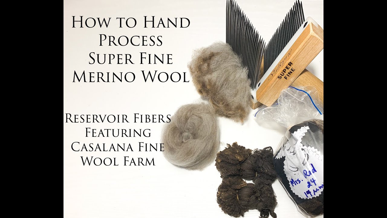 How to Hand Process/Scour/Comb: Super Fine Merino Wool: Part 2:Washing/Spin cycle/Fiber Rinse