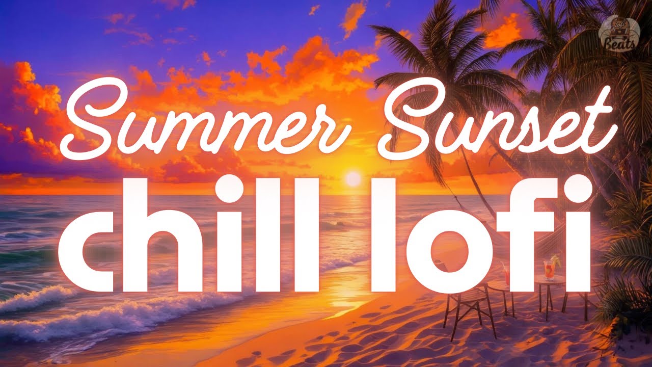lofi chill music AI | Summer Sunset Chill on the Beach Reggae