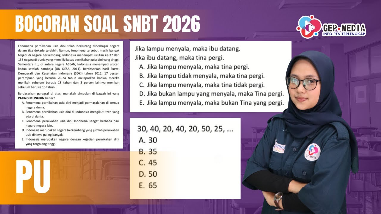 Bocoan Soal PU SNBT 2026 | GEP Media