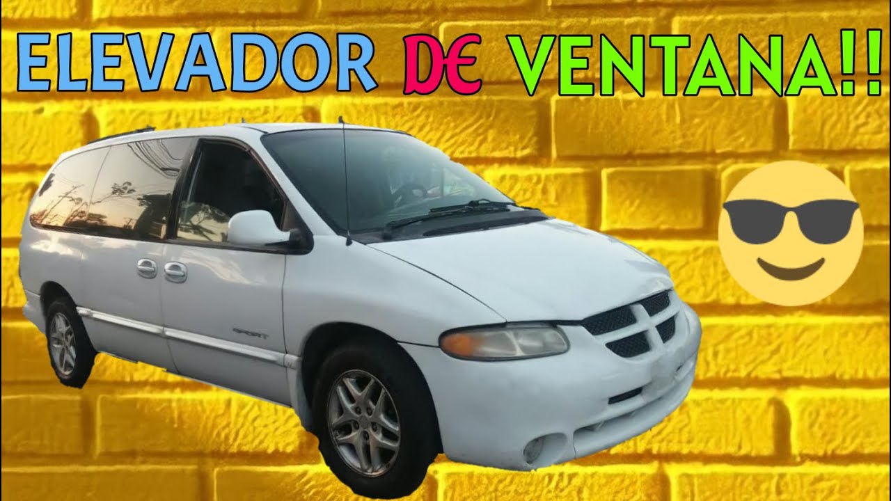 💪Cambio de ELEVADOR DE VENTANA para minivan Voyager, Caravan, Town & Country ¡MUY FACIL!💪