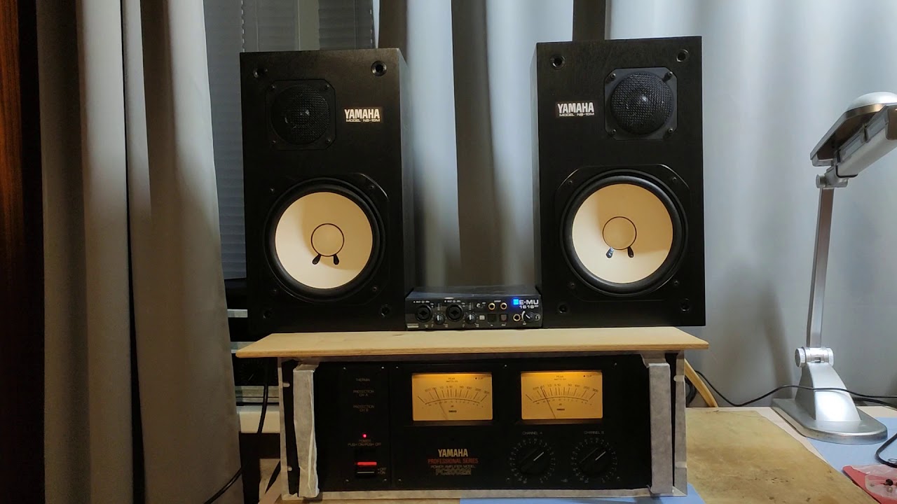Yamaha NS-10M and Yamaha PC2002M