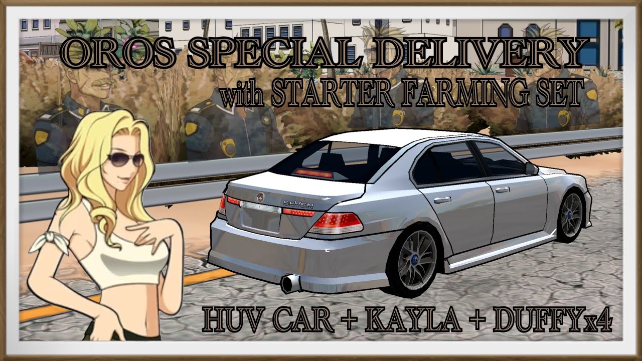 Drift City Remastered - Oros Special delivery Starter Farming Set (HUV Car with Kayla + Duffy x4)