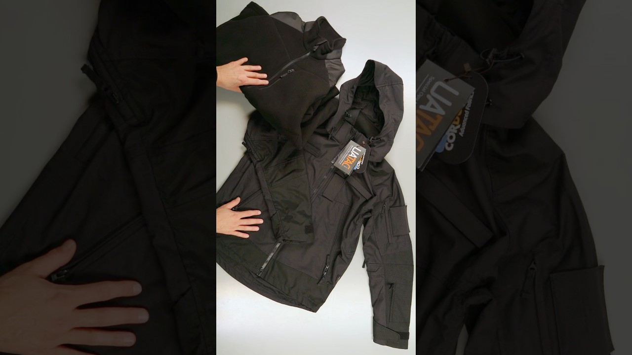 Флісова кофта Тактична демі сезонна куртка UATAC Black Membrane