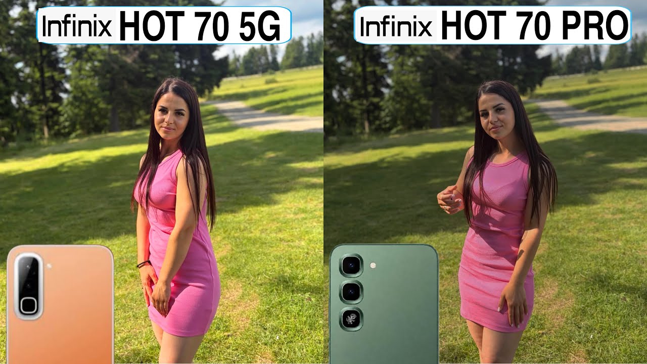 Сравнение камер Infinix Hot 70 5G и Infinix Hot 70 Pro 5G