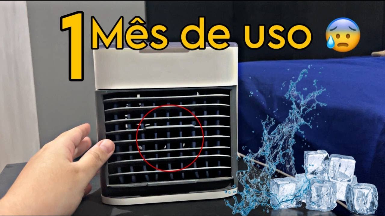 Mini Ar Condicionado portátil - 1 MÊS DE USO - Vale a pena?