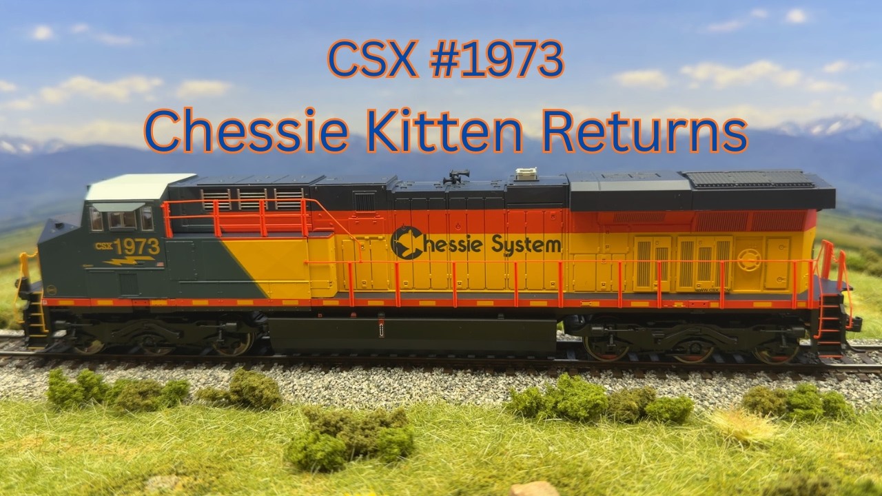 BKMR | CSX #1973 Chessie Heritage GE ES44AC – Walthers Mainline HO Unboxing & Sound Review
