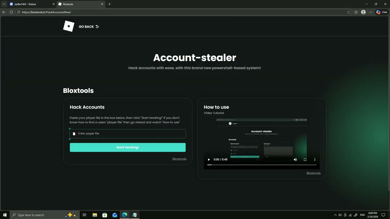 HOW TO BEAM / HACK ACCOUNTS ON ROBLOX UNPATCHED 2026