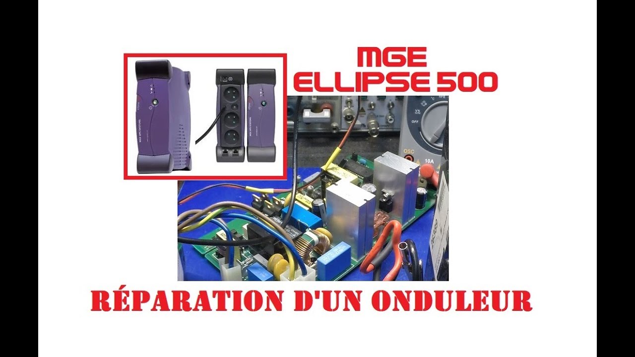 Cyrob : Réparation pas à pas d'un onduleur MGE ellipse 500